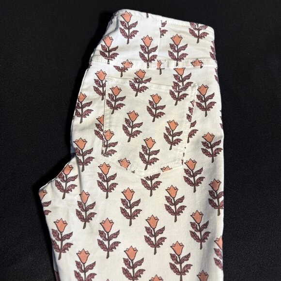 Free People Penny Pull-On Printed Flare Jeans Sz 28 - Picture 7 of 16